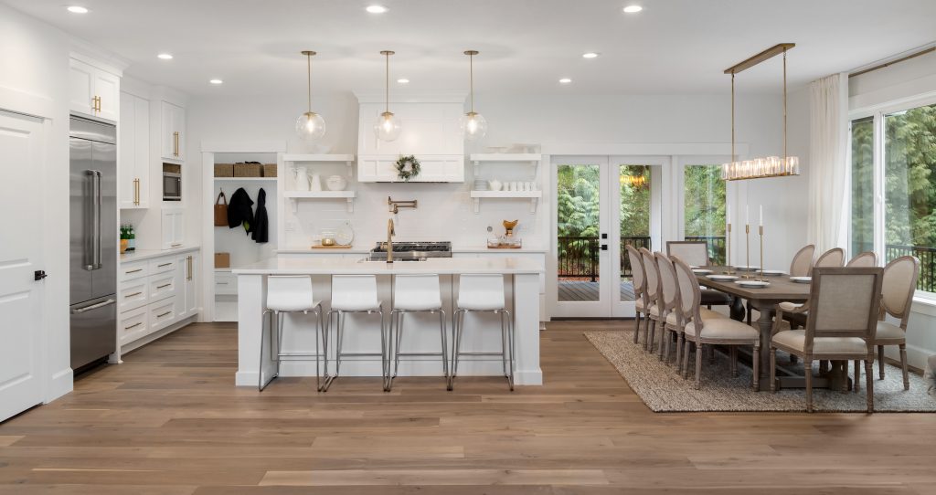 what are the best kitchen floors, luxury kitchen with hardwood floors