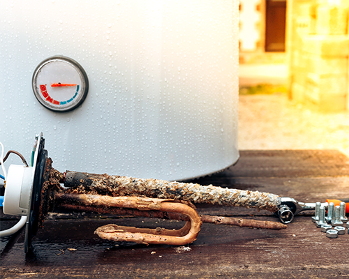 sediment in water heater